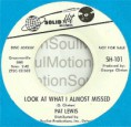 Pat Lewis - Look What I Almost Missed SOLD